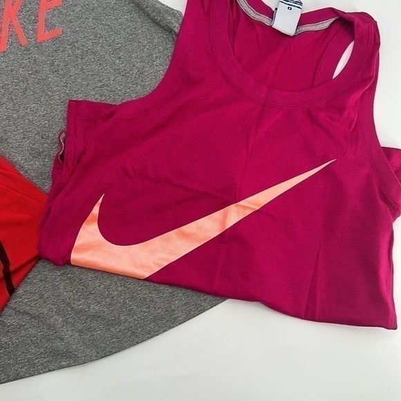 UEC nike lot of 3 tanks tops size small, orange, pink, gray - Picture 8 of 8